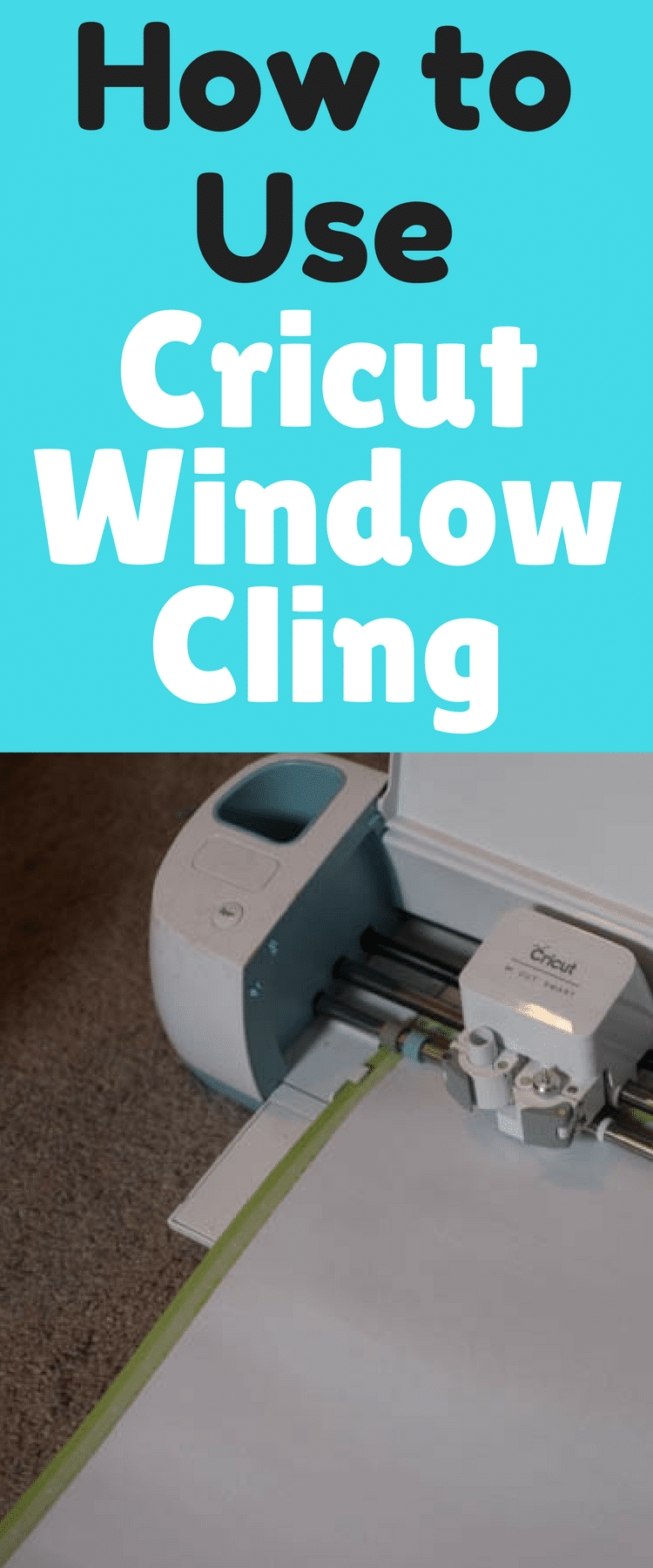 How to Use Cricut Window Cling + Project Ideas 2024 - Clarks Condensed